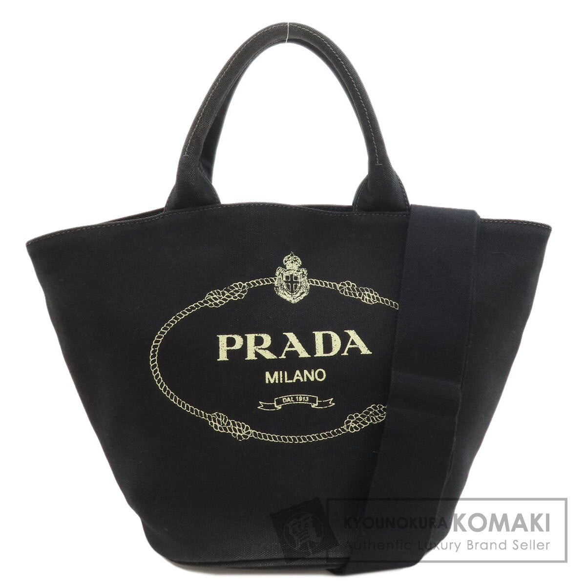 PRADA Canapa 2WAY Handbag Canvas Ladies [Used]