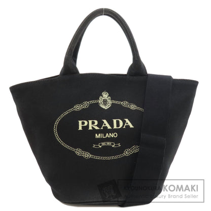 PRADA Canapa 2WAY Handbag Canvas Ladies [Used]
