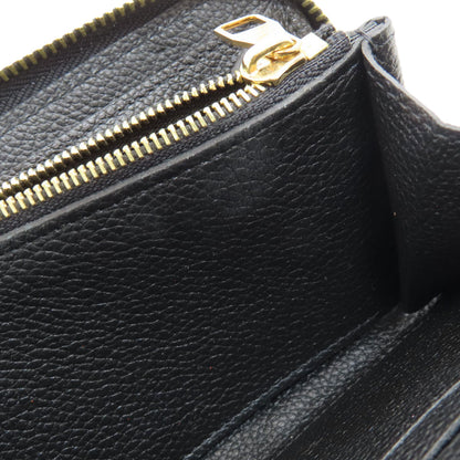 LOUIS VUITTON M82338 Portefeiulle・Clemence Long wallet (with coin pocket) Empreinte Ladies [Used]