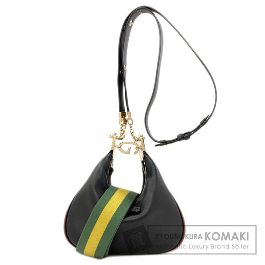 GUCCI 699409 Small Attache Bag (2-Way) Shoulder Bag Calf Ladies [Used]