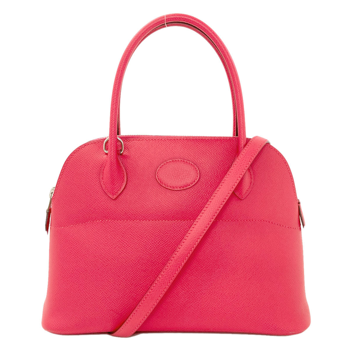 HERMES Bolide27 Rose Extreme SilverHardware Handbag Epsom Ladies [Used]