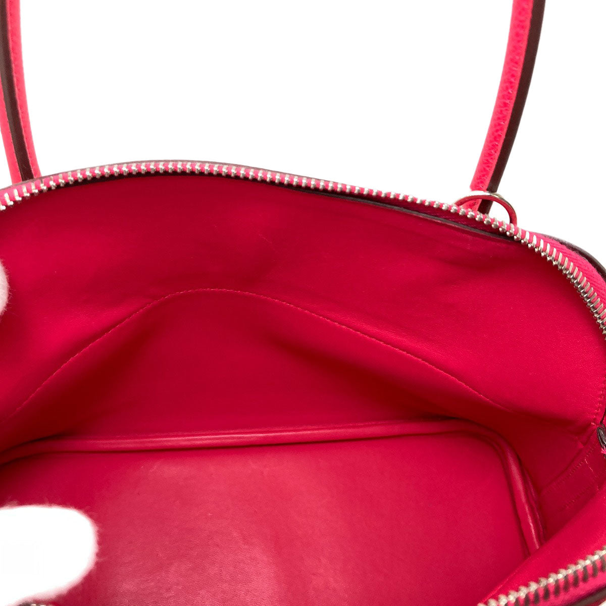 HERMES Bolide27 Rose Extreme SilverHardware Handbag Epsom Ladies [Used]