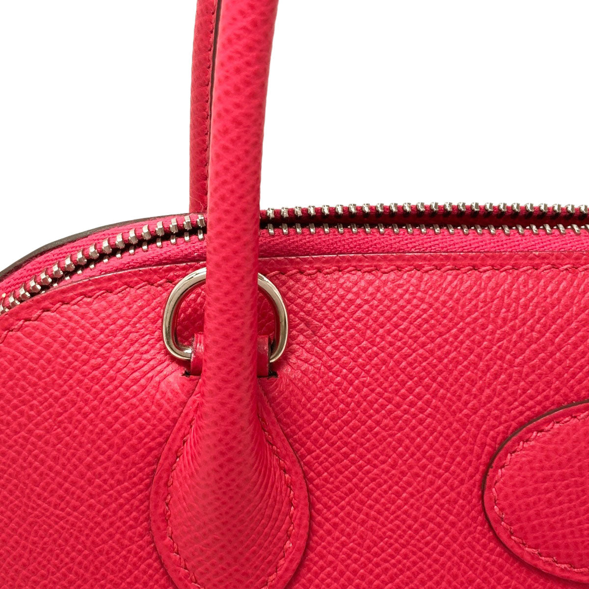 HERMES Bolide27 Rose Extreme SilverHardware Handbag Epsom Ladies [Used]
