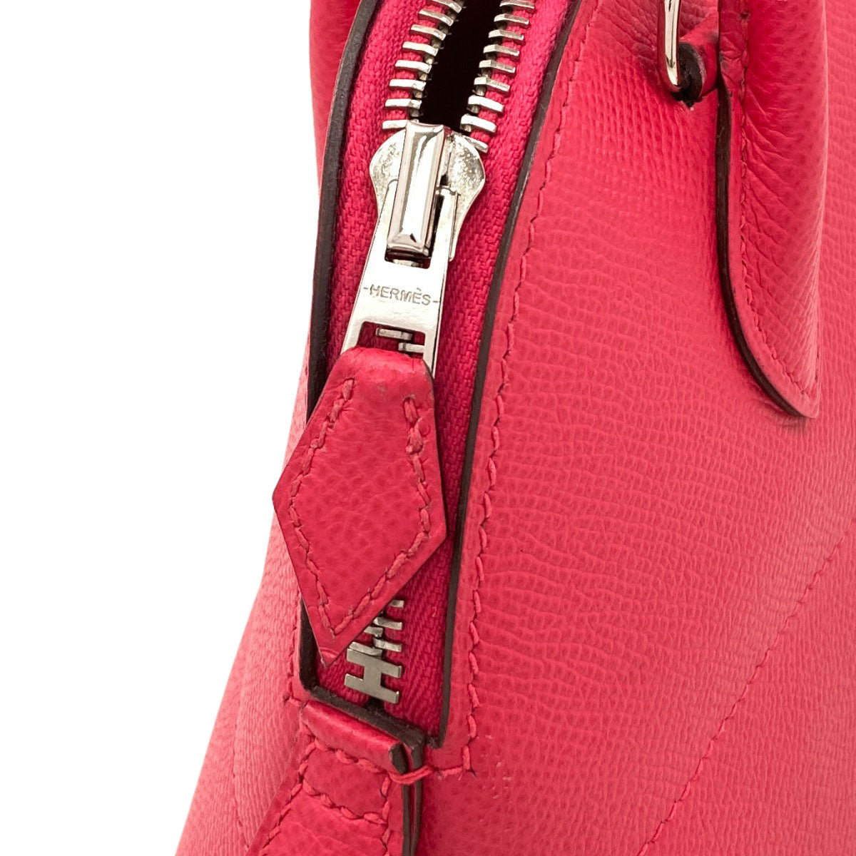 HERMES Bolide27 Rose Extreme SilverHardware Handbag Epsom Ladies [Used]