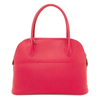HERMES Bolide27 Rose Extreme SilverHardware Handbag Epsom Ladies [Used]