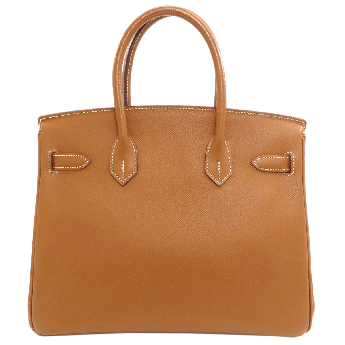 HERMES Birkin 30 Gold Silver Hardware Handbag Epsom Ladies [Used]