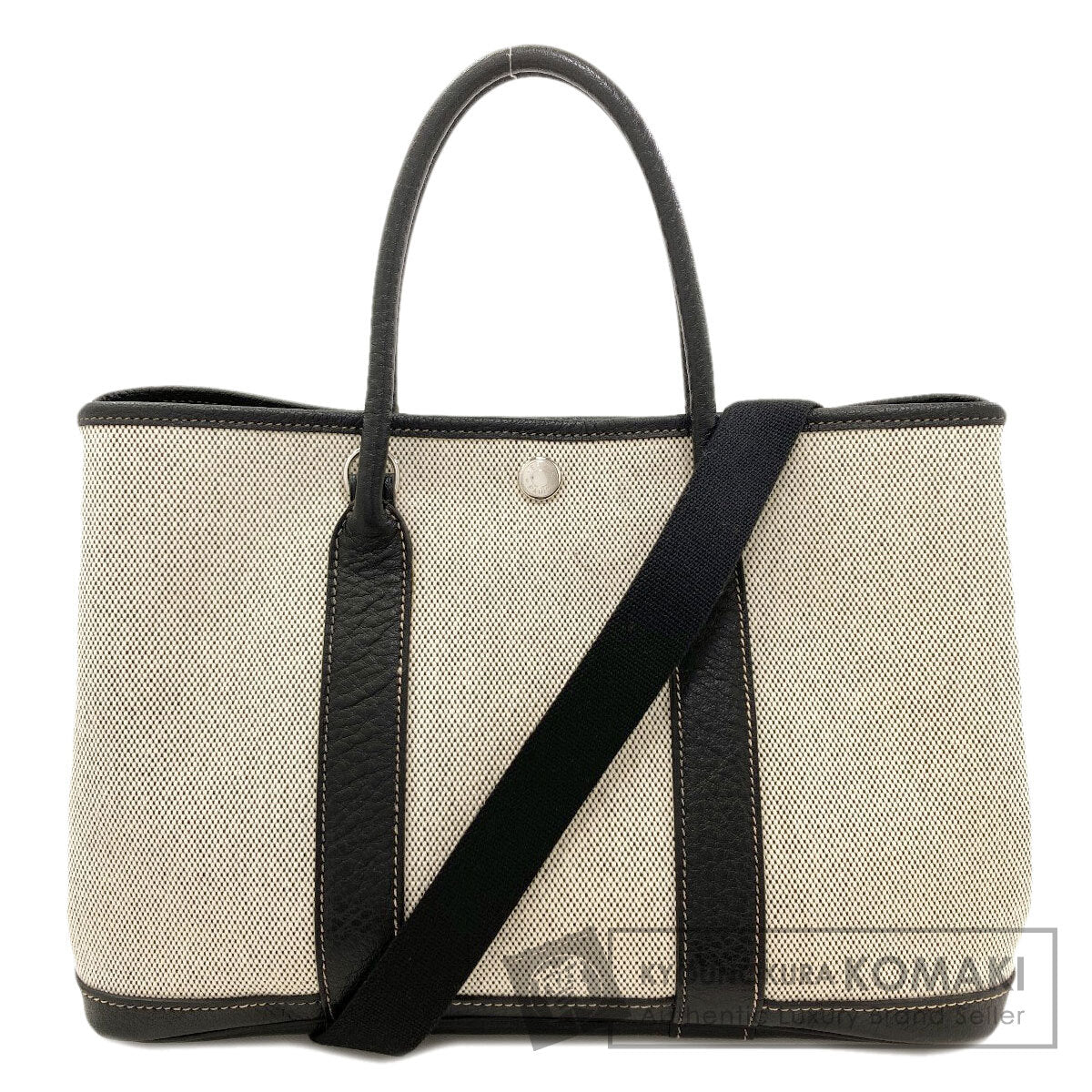 HERMES Garden Party TPM SilverHardware Handbag Tower ash BufflLadies [Used]
