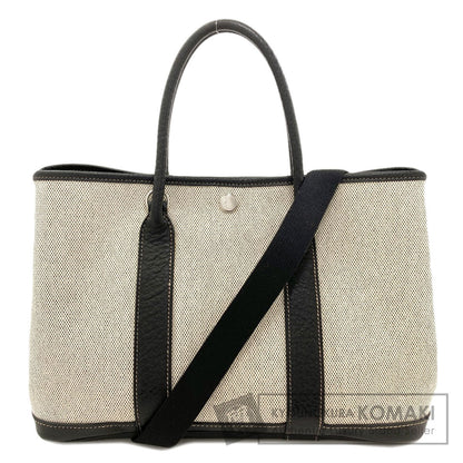 HERMES Garden Party TPM SilverHardware Handbag Tower ash BufflLadies [Used]