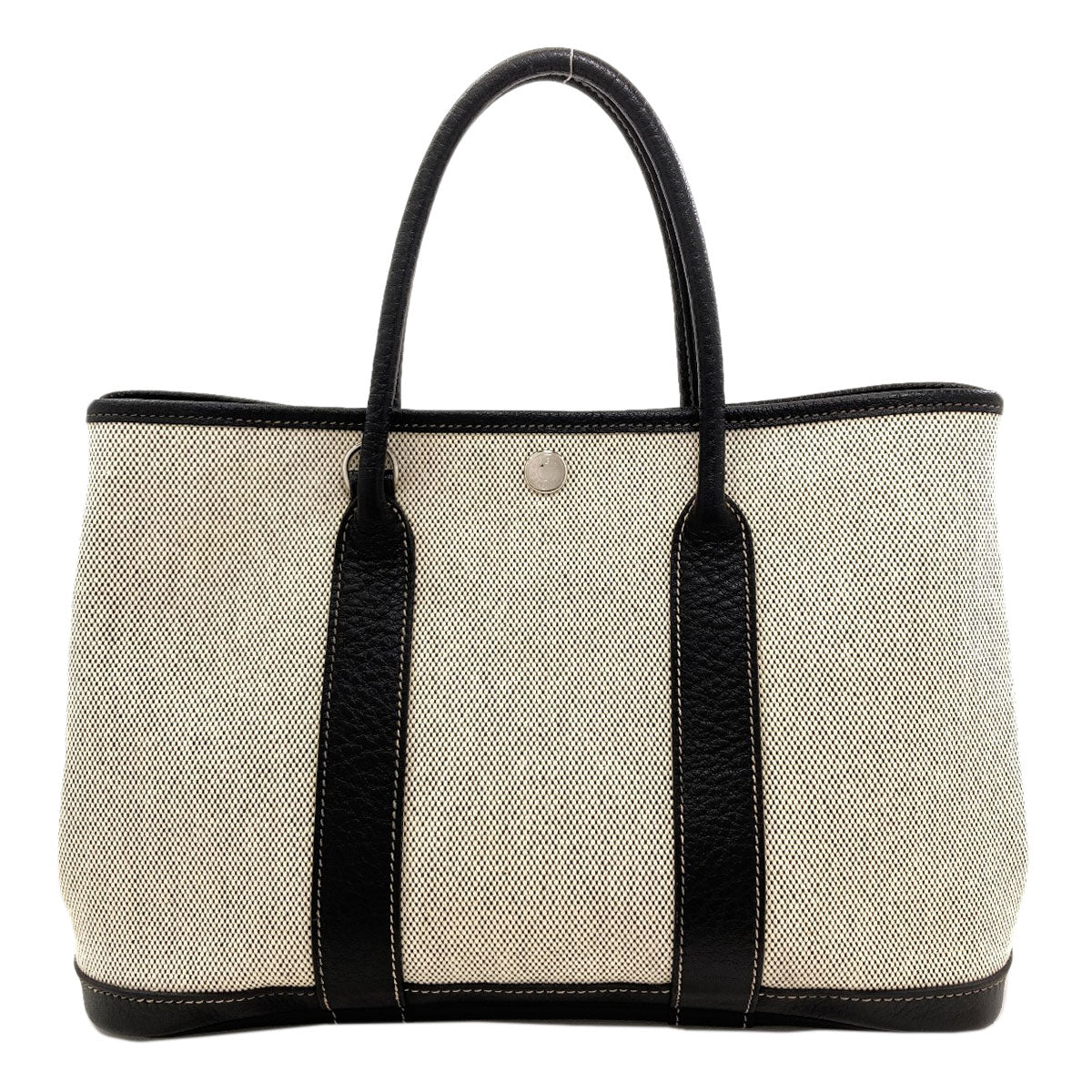 HERMES Garden Party TPM SilverHardware Handbag Tower ash BufflLadies [Used]