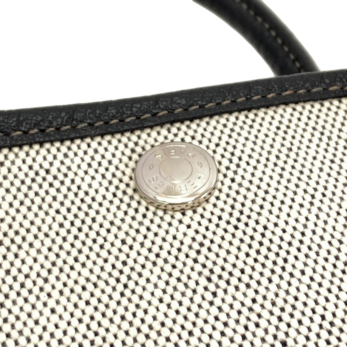 HERMES Garden Party TPM SilverHardware Handbag Tower ash BufflLadies [Used]