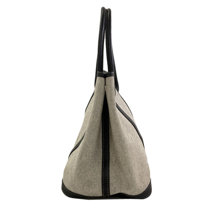 HERMES Garden Party PM Silver Hardware Tote Bag Tower ash BufflLadies [Used]