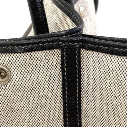 HERMES Garden Party PM Silver Hardware Tote Bag Tower ash BufflLadies [Used]