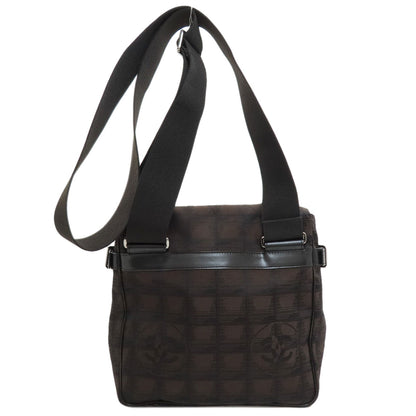 CHANEL New travel line Shoulder Bag Nylon jacquard Ladies [Used]