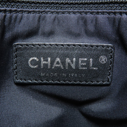 CHANEL New travel line Shoulder Bag Nylon jacquard Ladies [Used]