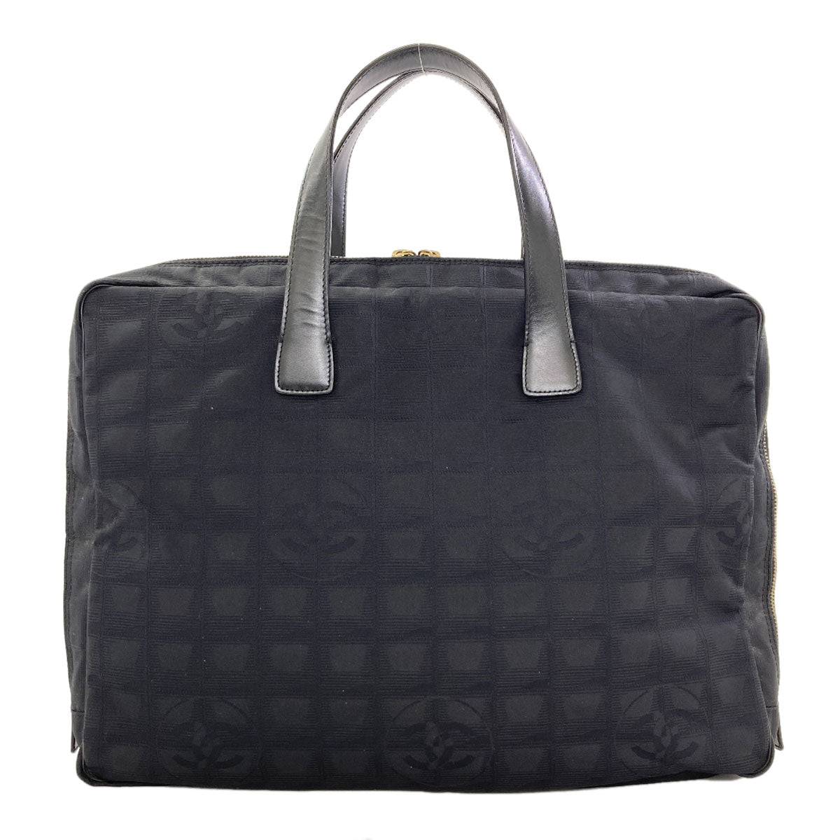 CHANEL New travel line Tote Bag Nylon jacquard Ladies [Used]