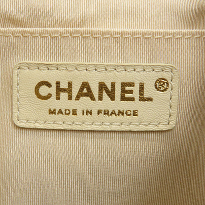 CHANEL Matelasse Chain Tote, Gold Hardware Tote Bag Calf Ladies [Used]