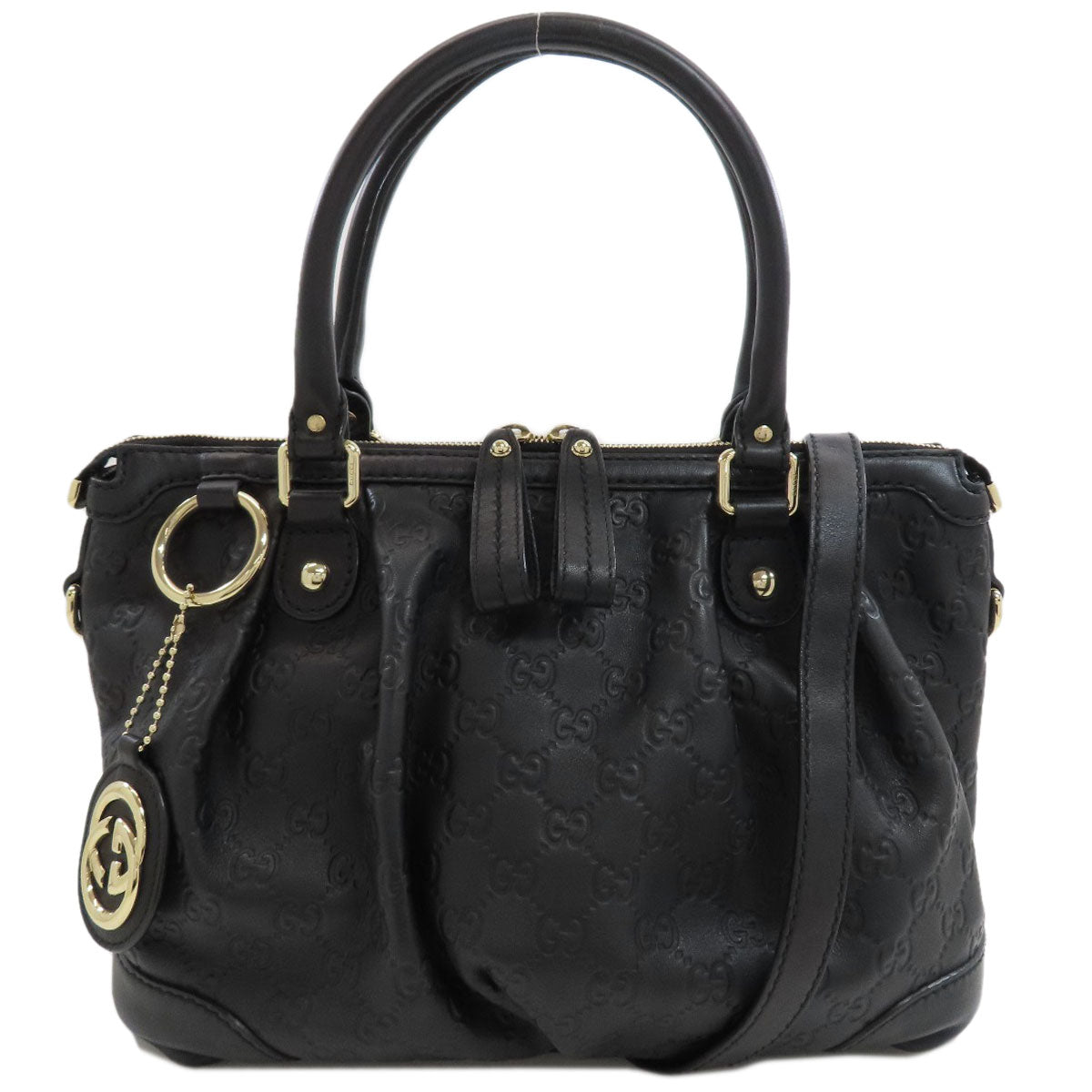 GUCCI 247092 Sukey GG 2WAY Tote Bag Leather Ladies [Used]