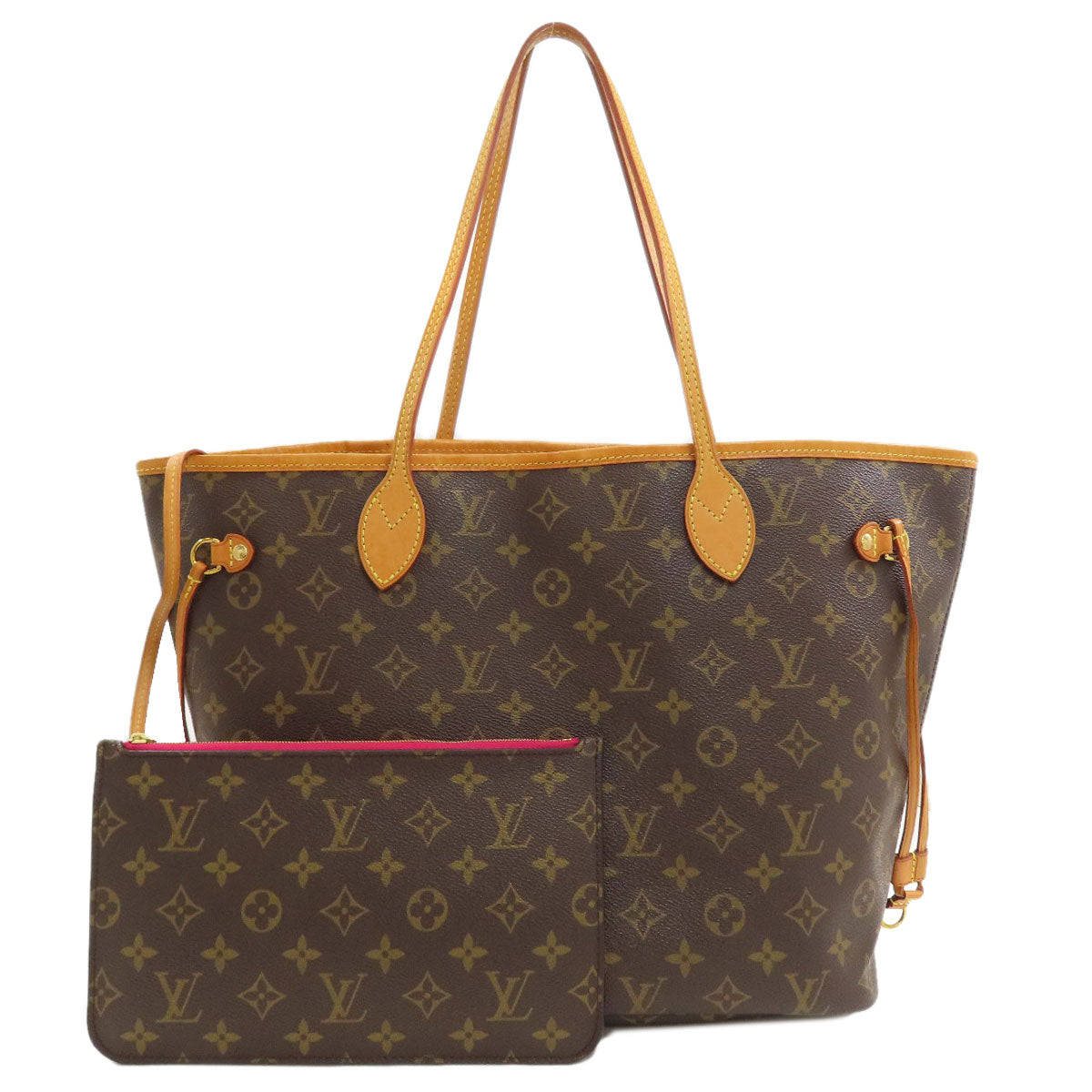 LOUIS VUITTON M41178 Neverfull MM Tote Bag Monogram canvas Ladies [Used]