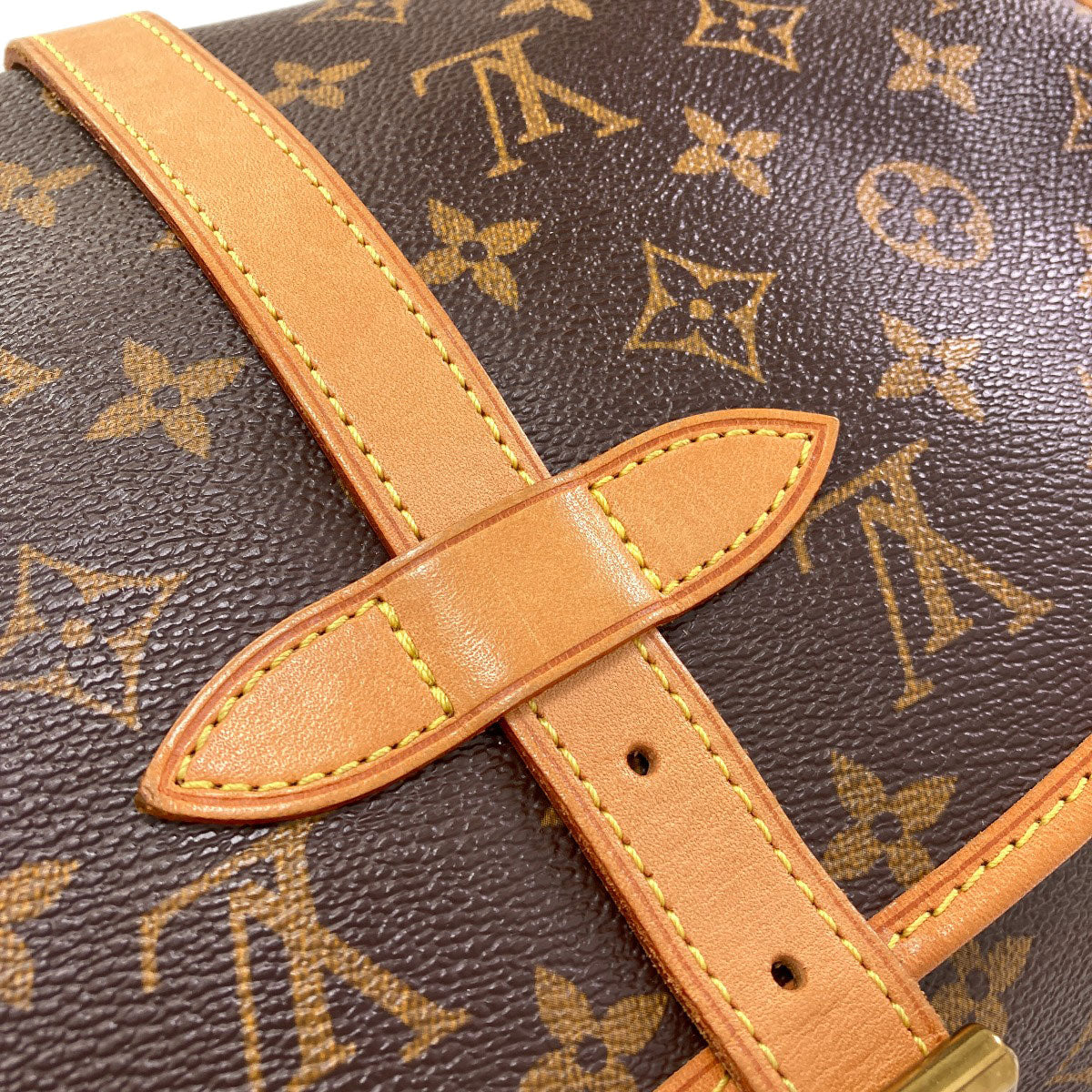 LOUIS VUITTON M40710 Saumur MM Shoulder Bag Monogram canvas Ladies [Used]