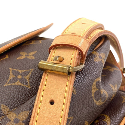 LOUIS VUITTON M40710 Saumur MM Shoulder Bag Monogram canvas Ladies [Used]