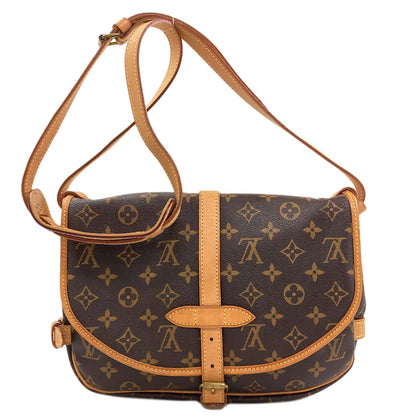 LOUIS VUITTON M40710 Saumur MM Shoulder Bag Monogram canvas Ladies [Used]