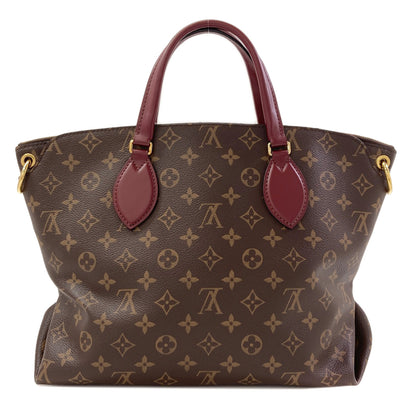 LOUIS VUITTON M44348 Flower Zipped Tote MM Handbag Monogram canvas Ladies [Used]
