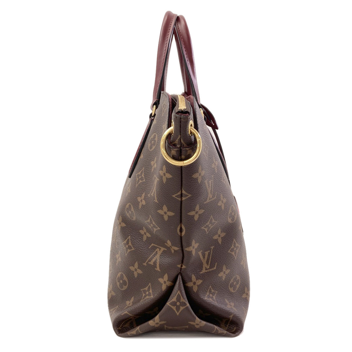 LOUIS VUITTON M44348 Flower Zipped Tote MM Handbag Monogram canvas Ladies [Used]