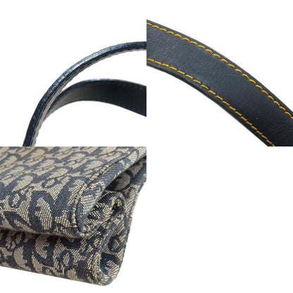 CHRISTIAN DIOR Belt Tote Trotter Pattern Tote Bag Canvas LeatherLadies [Used]