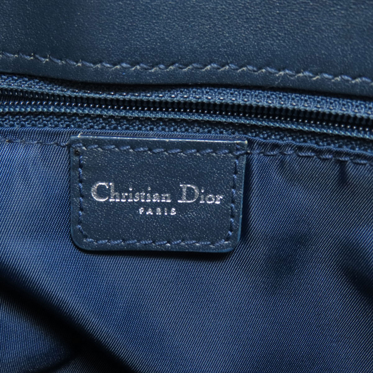 CHRISTIAN DIOR Belt Tote Trotter Pattern Tote Bag Canvas LeatherLadies [Used]