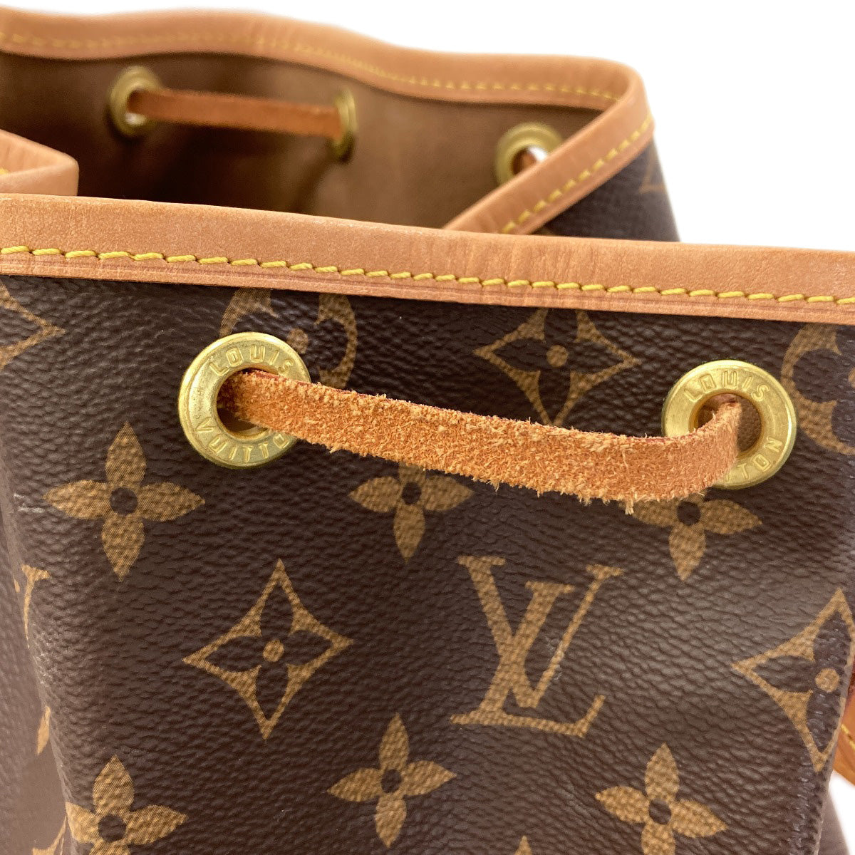 LOUIS VUITTON M46984 Petit Noe Shoulder Bag PVC Ladies [Used]