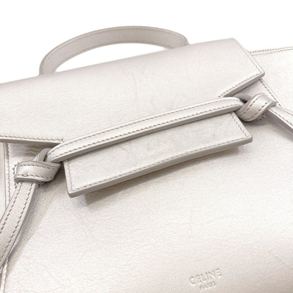 CELINE Belt bag nano 2WAY Handbag Calf Ladies [Used]