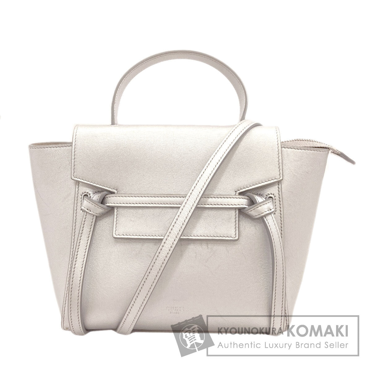 CELINE Belt bag nano 2WAY Handbag Calf Ladies [Used]