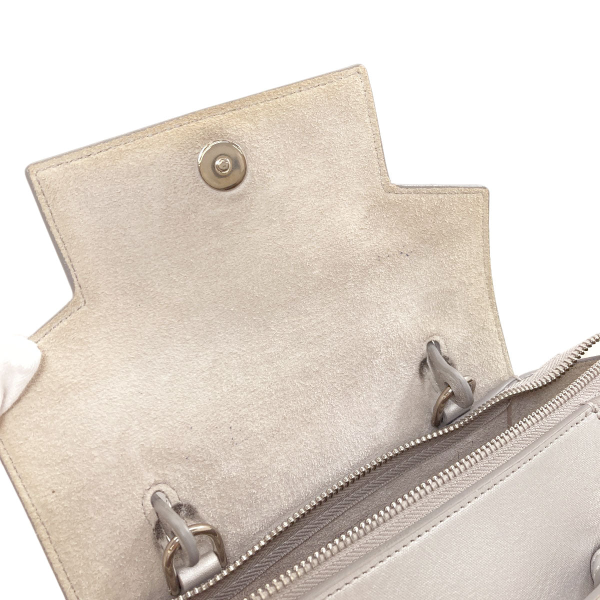 CELINE Belt bag nano 2WAY Handbag Calf Ladies [Used]