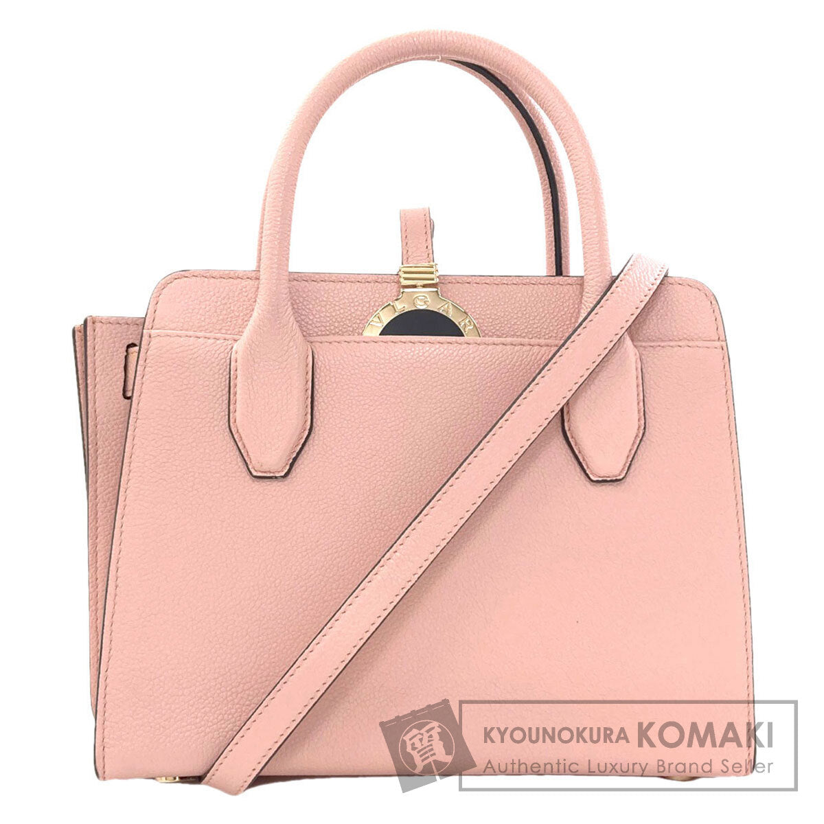 BVLGARI BVLGARI BVLGARI 2WAY Handbag Calf Ladies [Used]