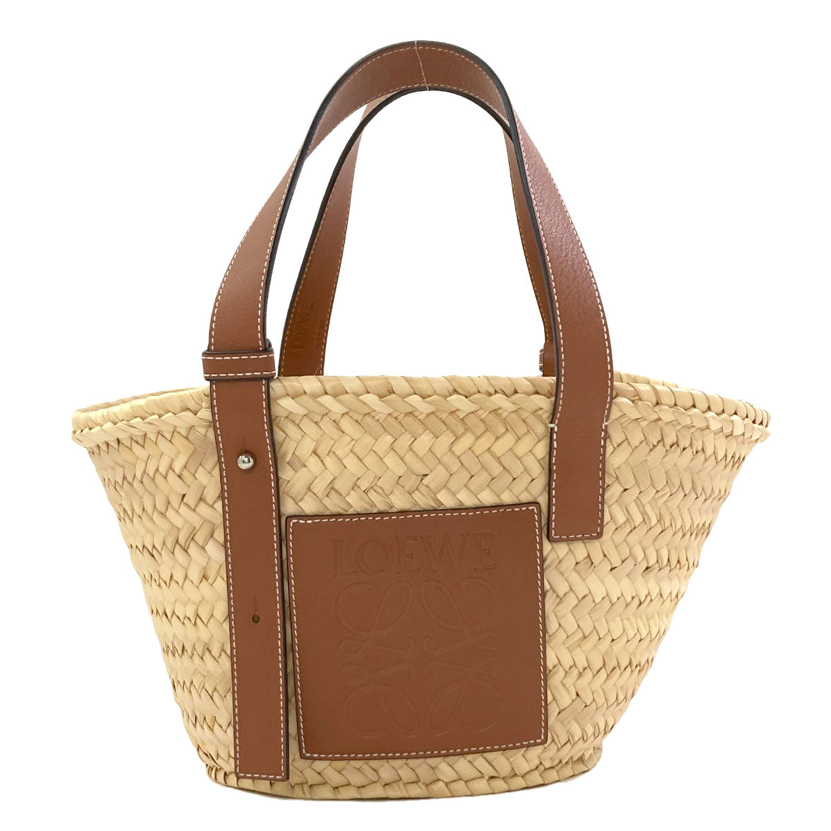 LOEWE Basket bag small Tote Bag Calf Palm leafLadies [Used]