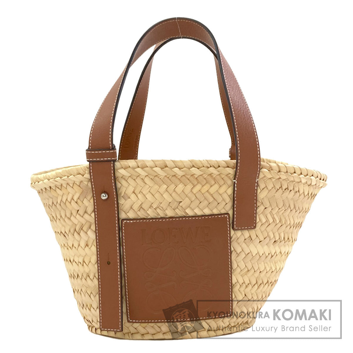 LOEWE Basket bag small Tote Bag Calf Palm leafLadies [Used]