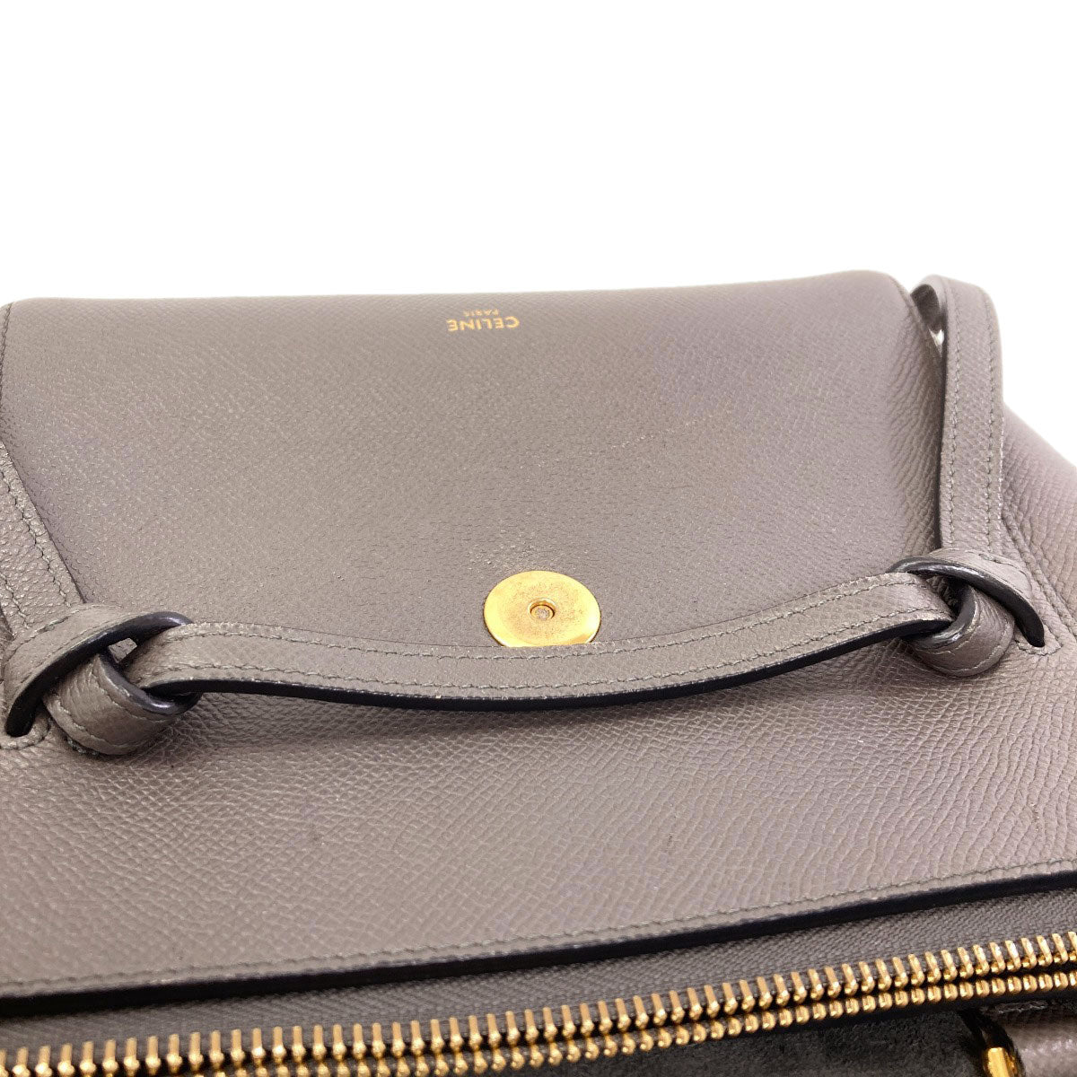 CELINE Belt bag nano 2WAY Handbag Calf Ladies [Used]