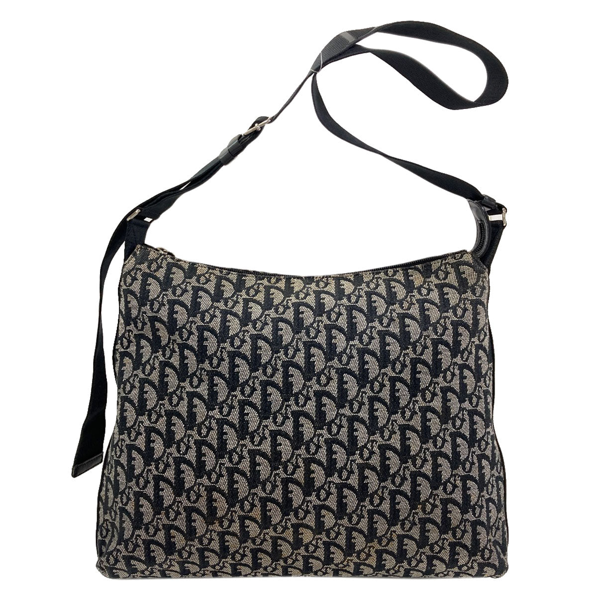 CHRISTIAN DIOR Trotter pattern Shoulder Bag Canvas Ladies [Used]