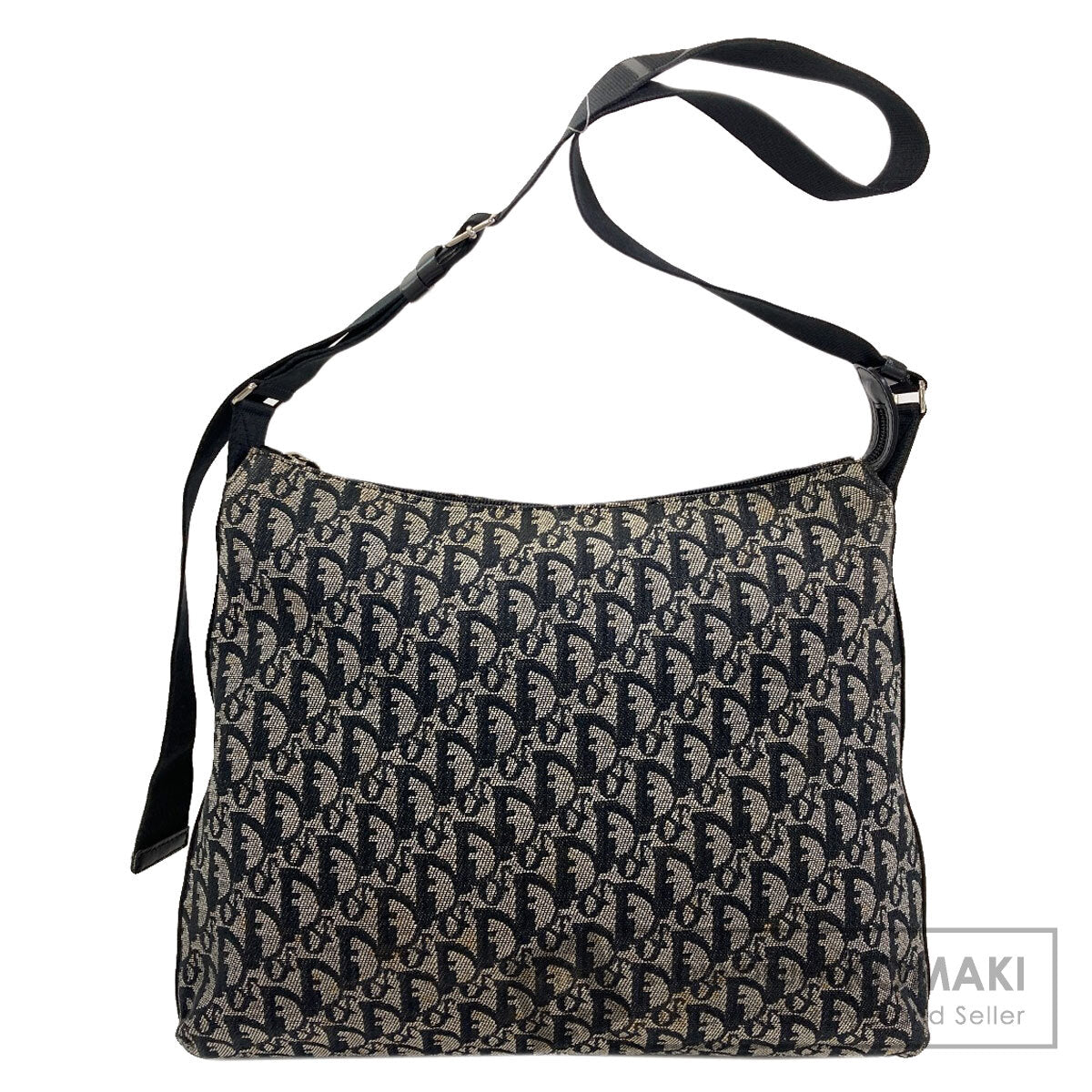 CHRISTIAN DIOR Trotter pattern Shoulder Bag Canvas Ladies [Used]