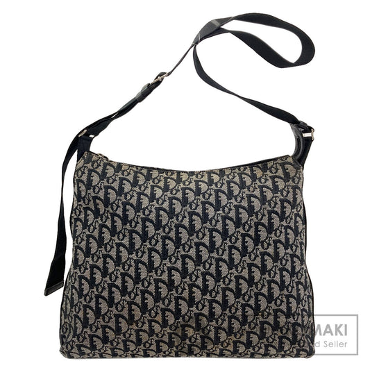 CHRISTIAN DIOR Trotter pattern Shoulder Bag Canvas Ladies [Used]