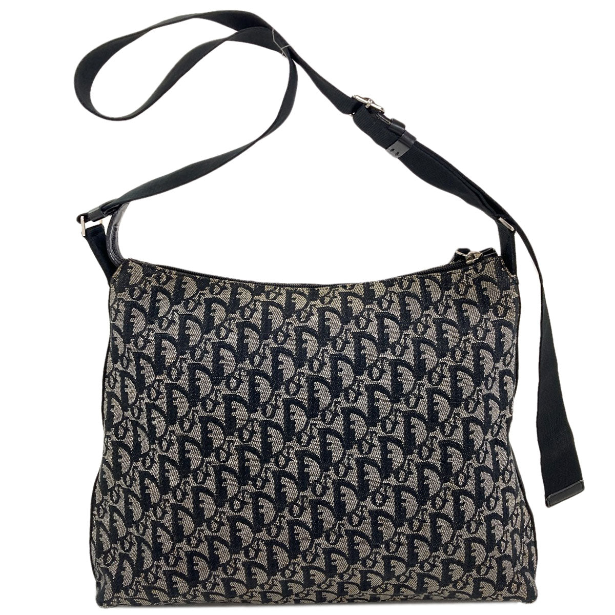 CHRISTIAN DIOR Trotter pattern Shoulder Bag Canvas Ladies [Used]