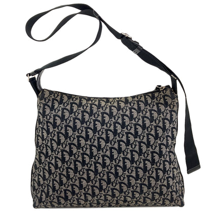 CHRISTIAN DIOR Trotter pattern Shoulder Bag Canvas Ladies [Used]