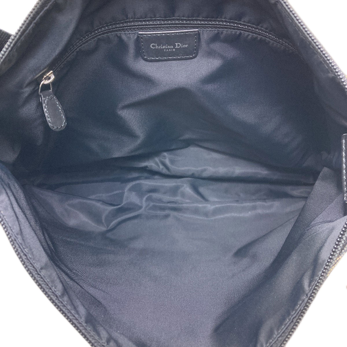 CHRISTIAN DIOR Trotter pattern Shoulder Bag Canvas Ladies [Used]