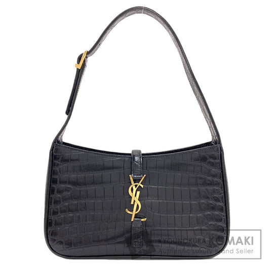 YVES SAINT LAURENT Le Sancassette One Belt Cassandra Embossed Shoulder Bag Leather Ladies [Used]