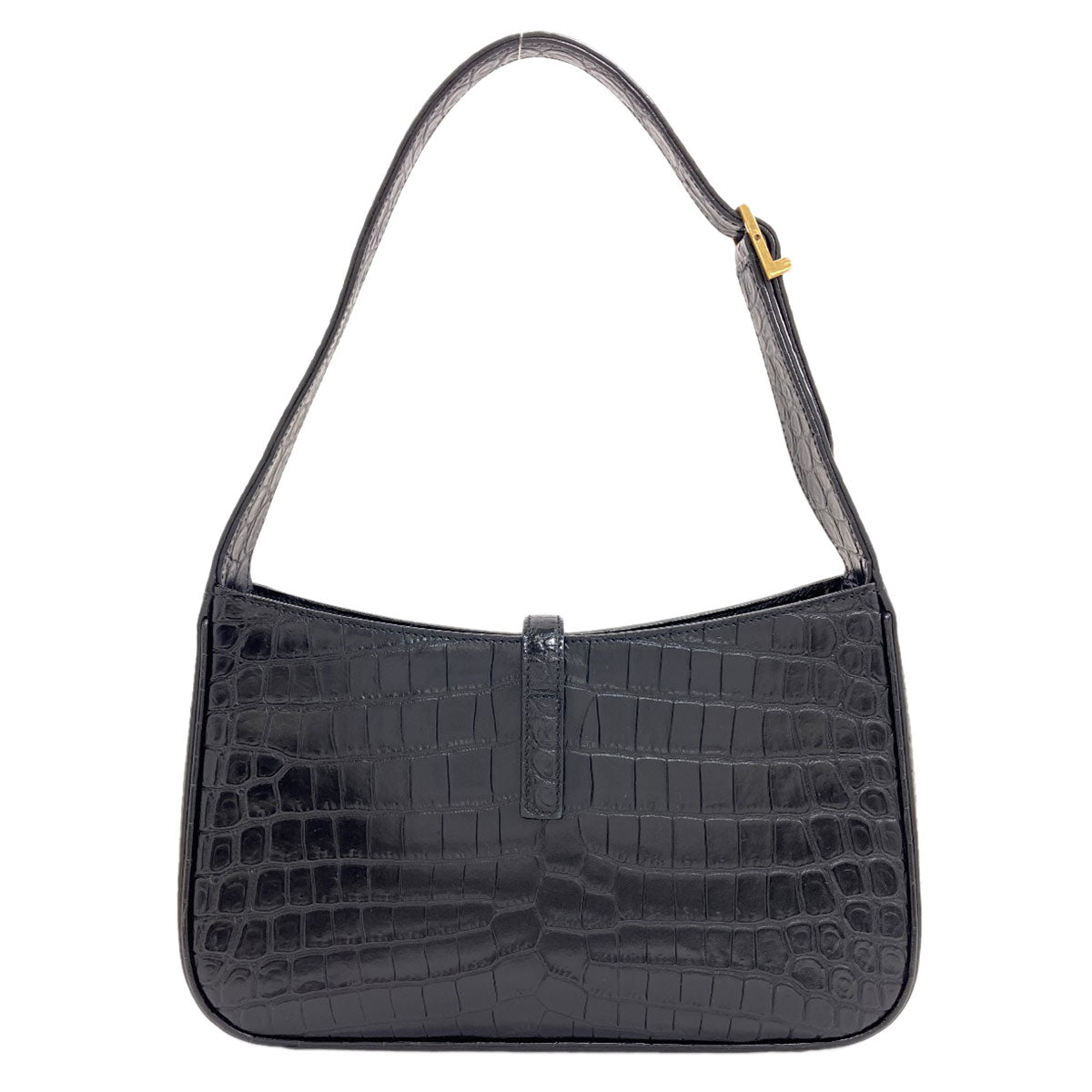 YVES SAINT LAURENT Le Sancassette One Belt Cassandra Embossed Shoulder Bag Leather Ladies [Used]