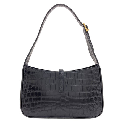 YVES SAINT LAURENT Le Sancassette One Belt Cassandra Embossed Shoulder Bag Leather Ladies [Used]