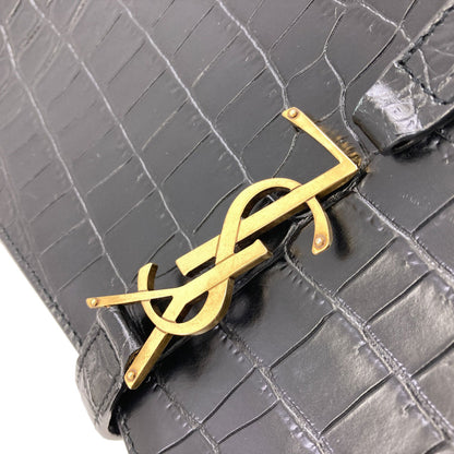 YVES SAINT LAURENT Le Sancassette One Belt Cassandra Embossed Shoulder Bag Leather Ladies [Used]