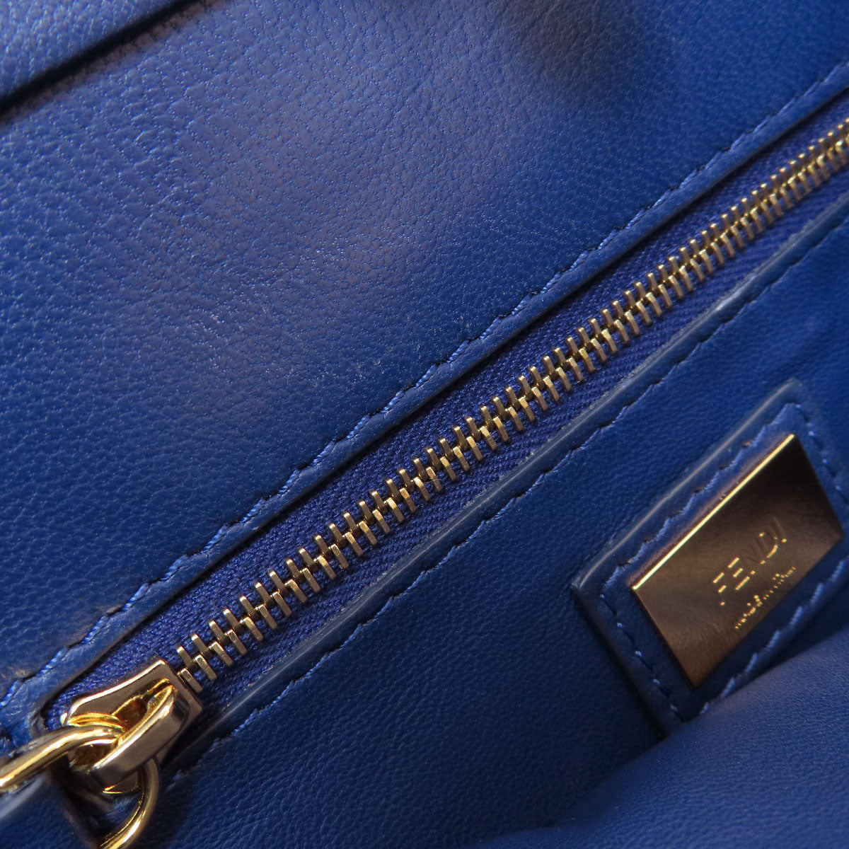 FENDI Peekaboo Mini 2WAY Handbag Fur Ladies [Used]