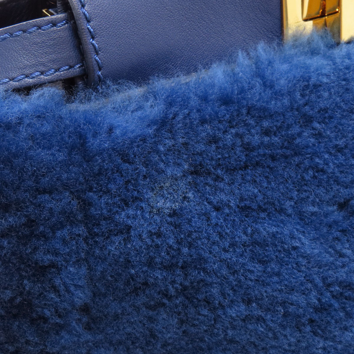 FENDI Peekaboo Mini 2WAY Handbag Fur Ladies [Used]
