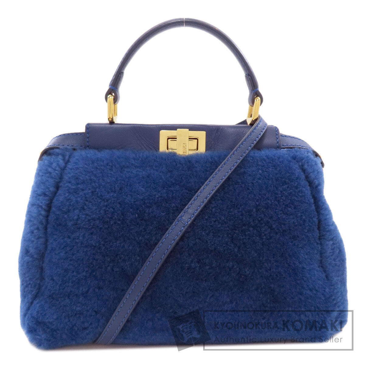 FENDI Peekaboo Mini 2WAY Handbag Fur Ladies [Used]